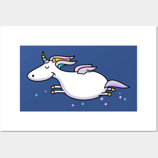 Flying unicorn (b) Posters and Art